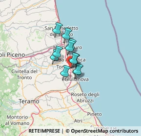 Mappa Via Ivan Graziani, 64018 Tortoreto TE, Italia (6.80636)