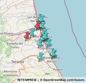 Mappa Via Ivan Graziani, 64018 Tortoreto TE, Italia (9.312)