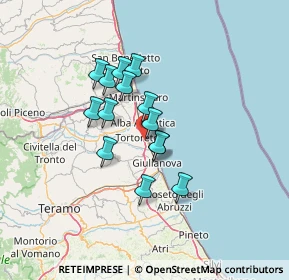 Mappa Via Ivan Graziani, 64018 Tortoreto TE, Italia (10.40643)