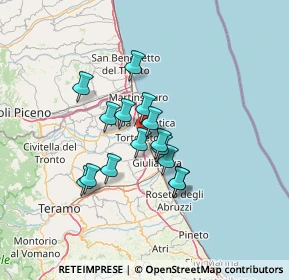 Mappa Via Ivan Graziani, 64018 Tortoreto TE, Italia (10.34067)