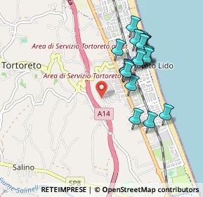 Mappa Via Ivan Graziani, 64018 Tortoreto TE, Italia (0.9615)