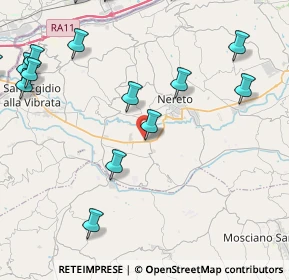 Mappa Via Metella Nuova, 64027 Bivio Sant'Omero TE, Italia (6.5485)