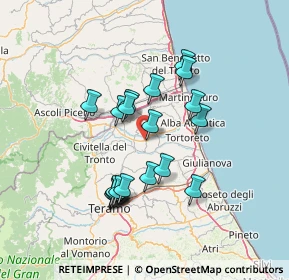 Mappa Via Metella Nuova, 64027 Bivio Sant'Omero TE, Italia (12.658)