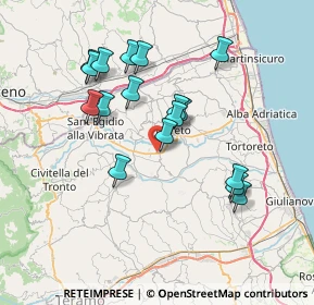 Mappa Sant'omero, 64027 Bivio Sant'Omero TE, Italia (7.02)