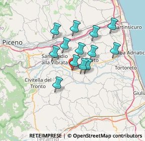 Mappa Via Tario Rufo, 64027 Sant'Omero TE, Italia (5.57538)