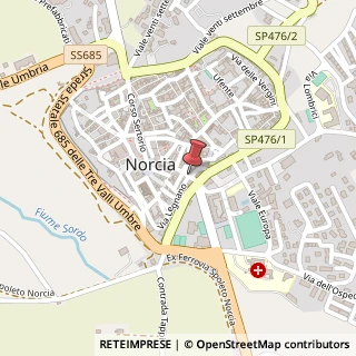 Mappa Via Roma,  22, 06046 Norcia, Perugia (Umbria)