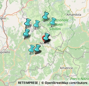 Mappa Via Mazzini, 06046 Norcia PG, Italia (9.519)