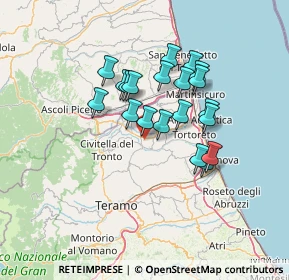 Mappa Via Lucchesi, 64027 Sant'Omero TE, Italia (11.4005)