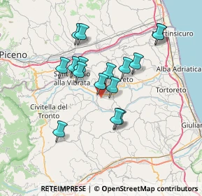 Mappa Via Lucchesi, 64027 Sant'Omero TE, Italia (6.3475)