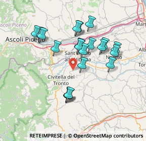 Mappa SP8, 64010 Civitella del Tronto TE, Italia (6.9985)