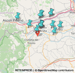 Mappa SP8, 64010 Civitella del Tronto TE, Italia (6.77077)