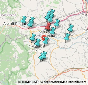 Mappa SP8, 64010 Civitella del Tronto TE, Italia (6.3965)