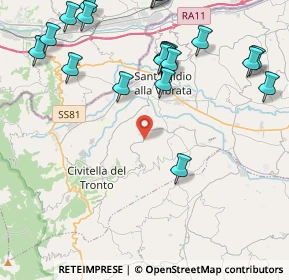 Mappa SP8, 64010 Civitella del Tronto TE, Italia (5.4705)
