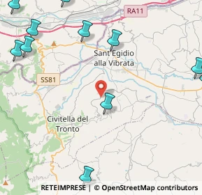 Mappa SP8, 64010 Civitella del Tronto TE, Italia (6.835)