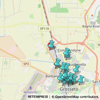 Mappa Via Topazio, 58100 Grosseto GR, Italia (2.77158)