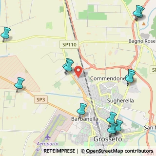 Mappa Via Topazio, 58100 Grosseto GR, Italia (3.25846)