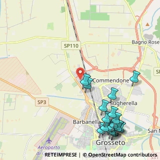 Mappa Via Topazio, 58100 Grosseto GR, Italia (3.01722)