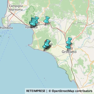 Mappa Castiglione Della Pescaia, 58043 Castiglione della Pescaia GR, Italia (12.45071)