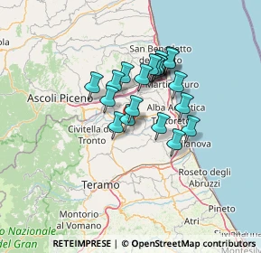 Mappa Via Capo di Fuori, 64027 Sant'Omero TE, Italia (10.2)