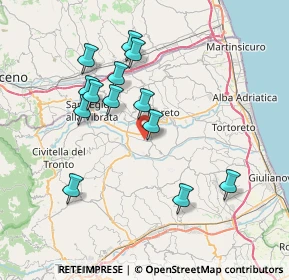 Mappa Via Capo di Fuori, 64027 Sant'Omero TE, Italia (7.34385)