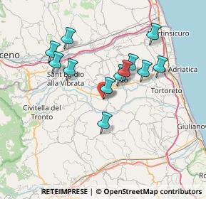 Mappa Via Capo di Fuori, 64027 Sant'Omero TE, Italia (6.67333)