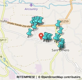 Mappa Via Capo di Fuori, 64027 Sant'Omero TE, Italia (0.711)