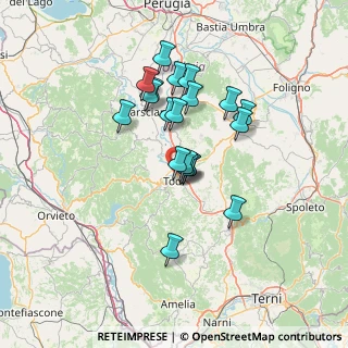 Mappa Todi, 06059 Todi PG, Italia (11.676)