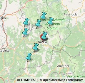 Mappa Vicolo del Tempietto, 06046 Norcia PG, Italia (10.12818)