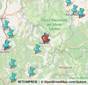 Mappa Vicolo del Tempietto, 06046 Norcia PG, Italia (23.27533)