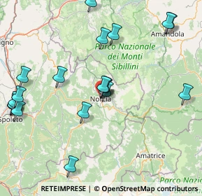 Mappa Vicolo del Tempietto, 06046 Norcia PG, Italia (19.9605)