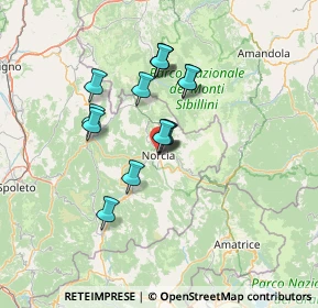 Mappa Vicolo del Tempietto, 06046 Norcia PG, Italia (11.32714)