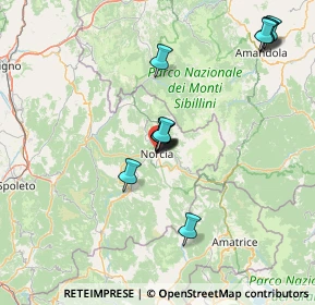 Mappa Vicolo del Tempietto, 06046 Norcia PG, Italia (13.8225)