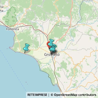 Mappa Via Aurelia Rugginosa, 58100 Grosseto GR, Italia (37.69273)