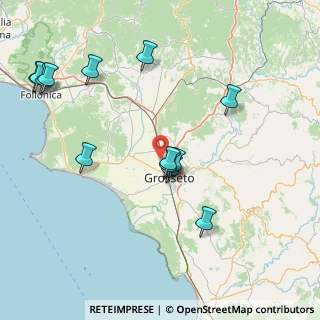 Mappa Via Aurelia Rugginosa, 58100 Grosseto GR, Italia (18.63385)