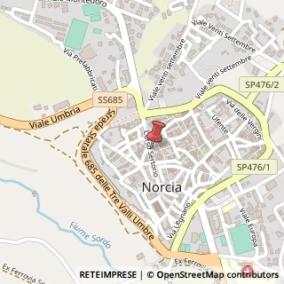 Mappa Corso Sertorio, 31, 06046 Norcia, Perugia (Umbria)