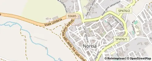 Mappa Norcia