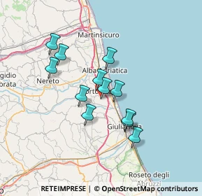 Mappa Via Prato, 64018 Tortoreto TE, Italia (5.73)