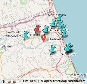 Mappa 64027 Tortoreto TE, Italia (6.9395)