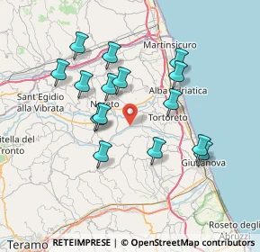 Mappa 64027 Tortoreto TE, Italia (6.97067)