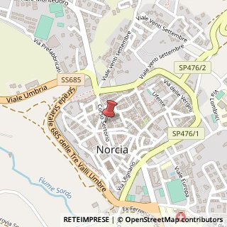 Mappa Corso Sertorio, 06046 Norcia PG, Italia, 06046 Norcia, Perugia (Umbria)