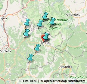 Mappa Tre Valli Umbre, 06046 Norcia PG, Italia (11.22571)