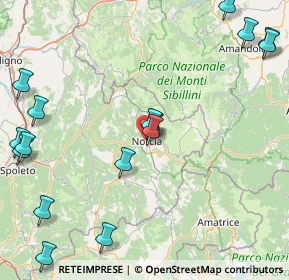 Mappa Tre Valli Umbre, 06046 Norcia PG, Italia (23.6125)