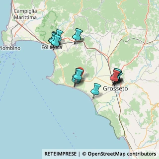 Mappa Loc. Rombaia, 58043 Castiglione della Pescaia GR, Italia (13.79579)