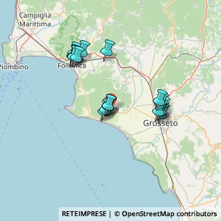 Mappa Loc. Rombaia, 58043 Castiglione della Pescaia GR, Italia (13.34389)