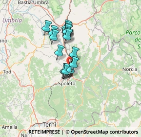 Mappa 06049 Campello sul Clitunno PG, Italia (10.15)