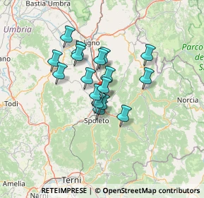 Mappa 06049 Campello sul Clitunno PG, Italia (10.12706)