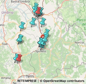 Mappa 06049 Campello sul Clitunno PG, Italia (14.70368)