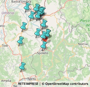 Mappa 06049 Campello sul Clitunno PG, Italia (15.539)