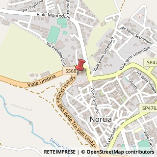 Mappa Via Appia Lato Napoli, 44, 06046 Norcia, Perugia (Umbria)