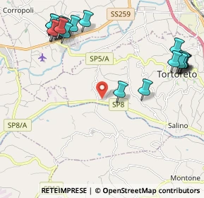 Mappa Via del Tratturo, 64018 Tortoreto TE, Italia (2.8365)